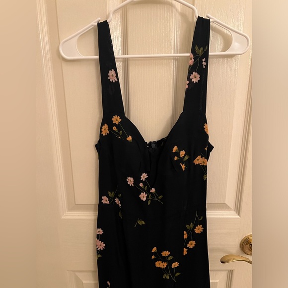 Reformation floral navy midi dress - Picture 5 of 7